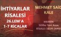 İHTİYARLAR RİSALESİ – 26.LEM’A 1-7 RİCALAR