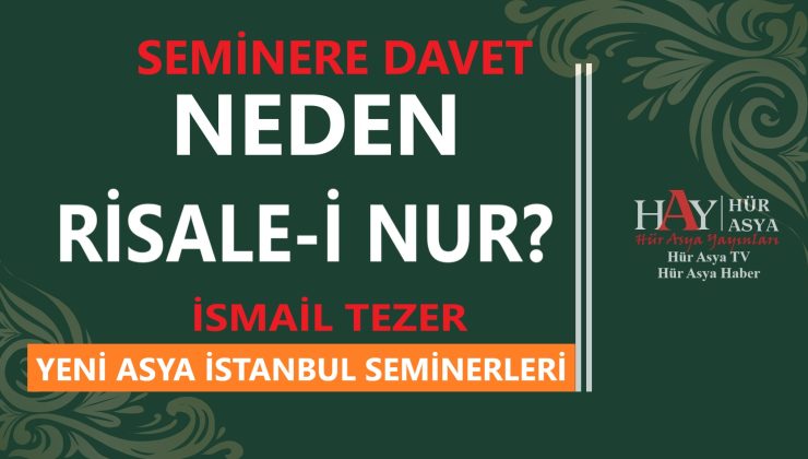 NEDEN RİSALE-İ NUR