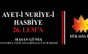 AYET-İ NURİYE-İ HASBİYE – 26. LEM’A