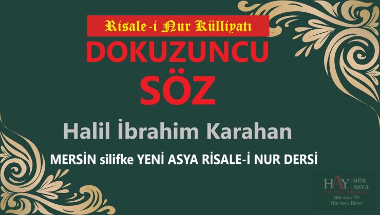 DOKUZUNCU SÖZ