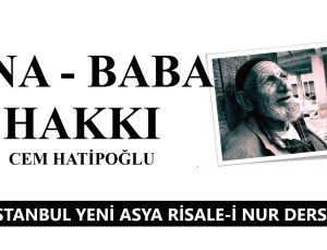 ANA – BABA HAKKI