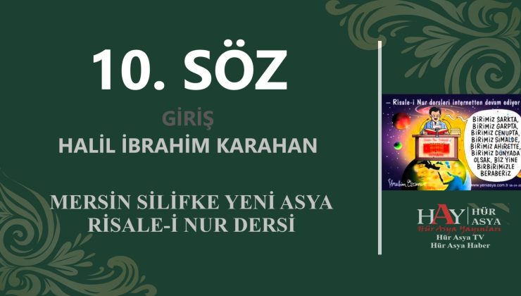 10. SÖZ – GİRİŞ