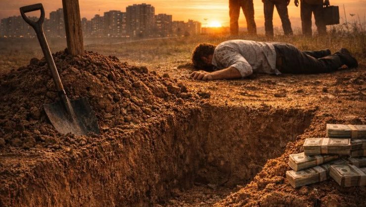 Halbuki İnsana bir mezar boyu toprak yeterdi..