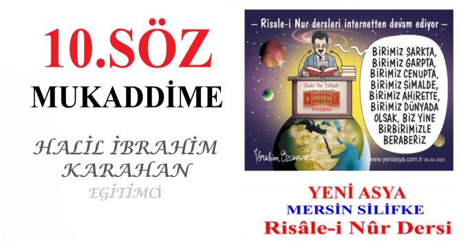 10. SÖZ – MUKADDİME