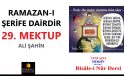 RAMAZAN-I ŞERİFE DAİRDİR / 29. MEKTUP
