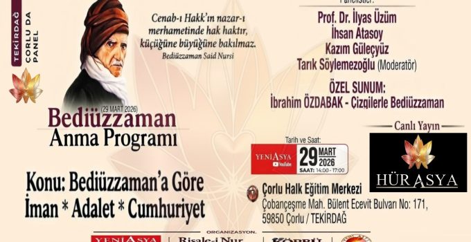 BEDİÜZZAMAN’A GÖRE İMAN, ADALET, CUMHURİYET | BEDİÜZZAMAN HAFTASI | PANEL