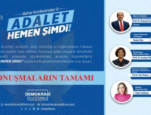 ADALET – HEMEN ŞİMDİ! – DEMOKRASİ PLATFORMU